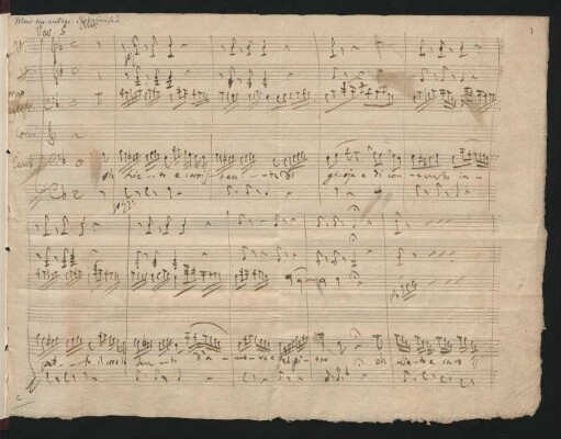 Variationen. Fragmente; V, orch; F-Dur