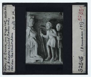 Köln, Holztür von St. Maria im Kapitol : linker Flügel, Ausschnitt