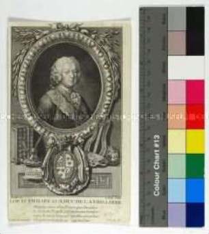 Porträt des französischen Politikers Louis Phélypeaux de Saint-Florentin Duc de La Vrillière