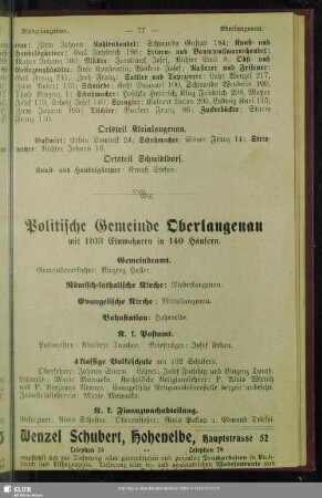 Gemeinde Oberlangenau
