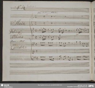 No. 14 Domenico Alberti - Basta dir ch'io sono amante