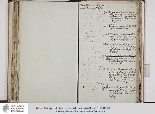 Alterthümer Quart gedruckt nach 1600