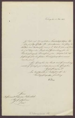 Ernennung von Constantin Fehrenbach zum Mitglied des Aufsichtsrates des Freiburger Landesgefängnisses