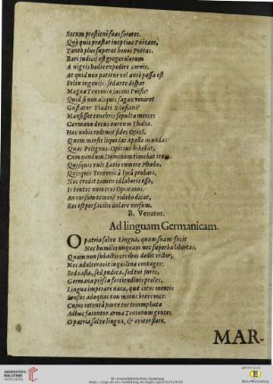 Ad linguam Germanicam