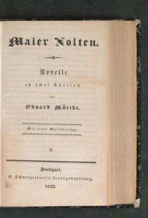 Theil 2: Maler Nolten
