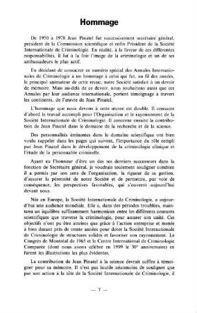 7-10, 1. Hommage - Tribute - Homenaje