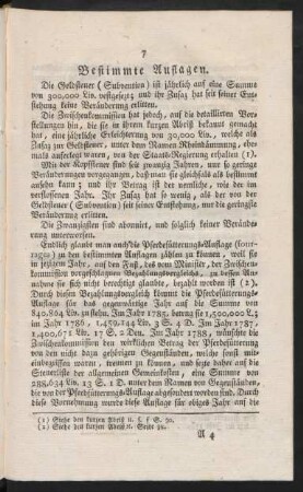 Bestimmte Auflagen