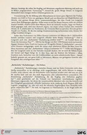 "Barbarische" Nachahmungen - Ein Exkurs