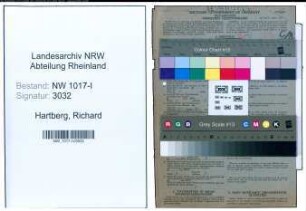 Entnazifizierung Richard Hartberg , geb. 27.02.1910 (Kaufmaennischer Angestellter)