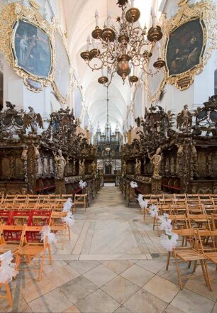 Chorgestühl, Heinrichau, Polen