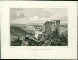 Das alte Schloss Baden Baden
