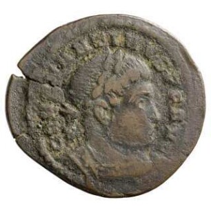 Münze, Follis, Aes 2, 313 - 315 n. Chr.