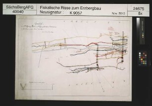 Wolfgang Maßen am Hintergebirge bei Zschorlau und Schneeberg, Grubenbaue auf dem Wolfgang Spat östlich des Treibeschachtes