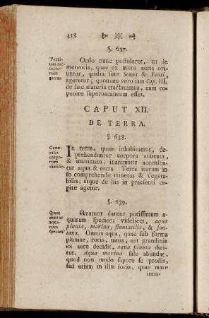 Caput XII. De Terra.