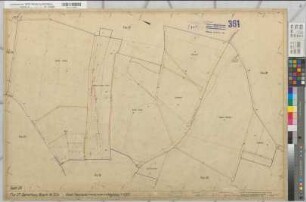 Bracht (Schmallenberg), Umlegung Bracht, Bl.20 Zuteilungskarte Bracht Flur 27