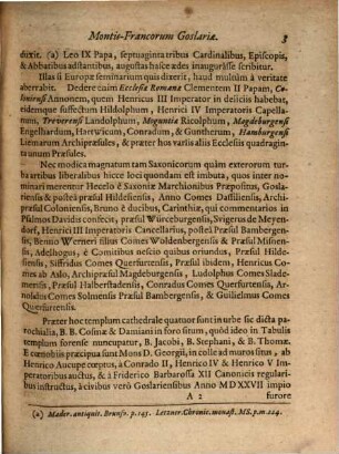 Chronicon coenobii Montis Francorum Goslariae