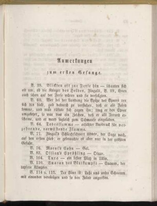 Anmerkungen zum ersten Gesange.