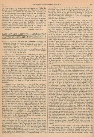 343-345 [Rezension] Harnack, Adolf von, Das Wesen des Christentums