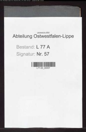 Beitrag der Einlieger zu Hiddesen zur Dorfkasse