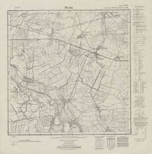 2631 (alte Nr.: 1218) Besitz, Meßtischblatt (4cm - Karte)