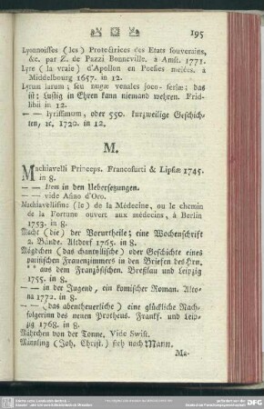 [Machiavelli Princeps - Mysterium Sigillorum]