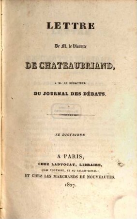 Oeuvres complètes de Chateaubriand. 19, Les Natchez : tome 1