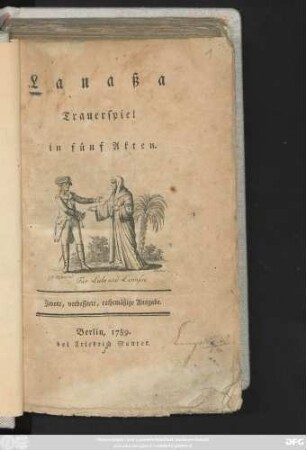 Lanaßa : Trauerspiel in fünf Akten