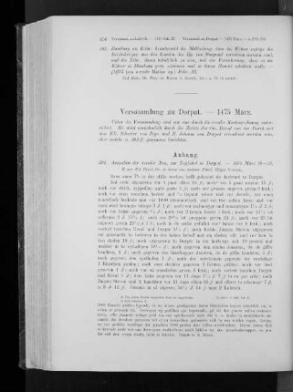 Versammlung zu Dorpat. - 1475 März.