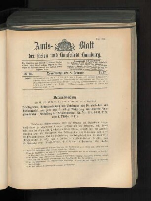 No. 35, 8. Februar 1917