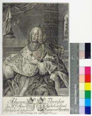 Porträt von Herzog Johann Theodor von Bayern