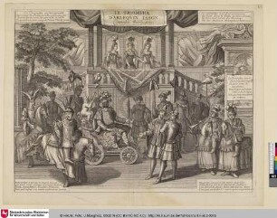 LE TRIOMPHE D'ARLEQVIN IASON. [Der Triumph des Harlekin Jason]