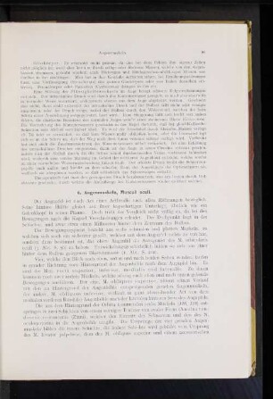 6. Augenmuskeln, Musculi oculi.