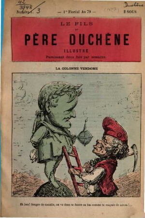 Père Duchêne. Le fils du Père Duchêne : illustré. 3 = 1871, Nr. 1 - 10