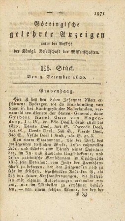 1820, 198: Stück