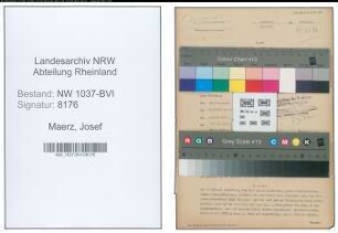 Entnazifizierung Josef Maerz , geb. 27.08.1900 (Brauereiarbeiter)