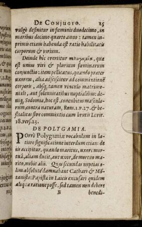 De Polygamia.