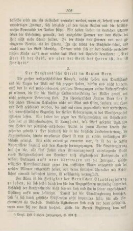 508-512 Der Langhans'sche Streit im Kanton Bern