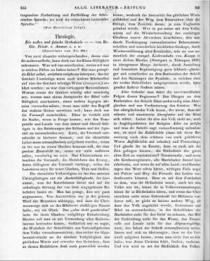 Ammon, C. F.: Die wahre und falsche Orthodoxie. Eine geschichtliche Darstellung. Leipzig: Vogel 1849 (Beschluss von Nr. 188)