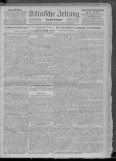 Kölnische Zeitung. 1803-1945