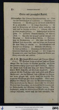 Sieben und zwanzigstes Kapitel.