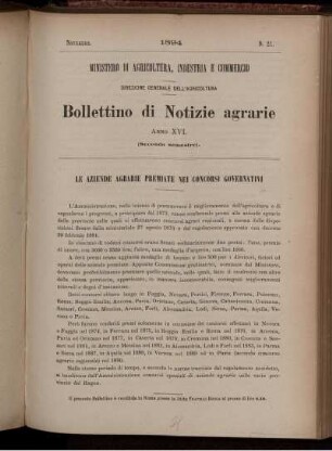 Novembre. N. 21.