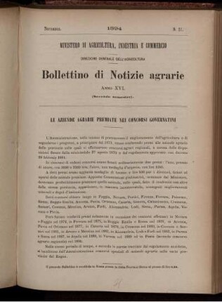 Novembre. N. 21.