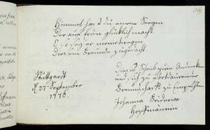 269 Hoffmann, Johanna Friderica