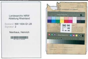 Entnazifizierung Heinrich Nienhaus , geb. 21.12.1904 (Landwirt)