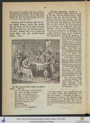 Lob einer Hausfrau.