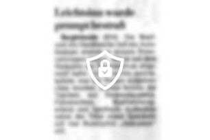 Leichtsinn wurde prompt bestraft