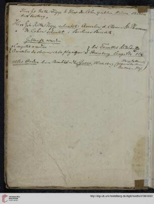 Bibliothek des chemischen Laboratoriums zu Heidelberg