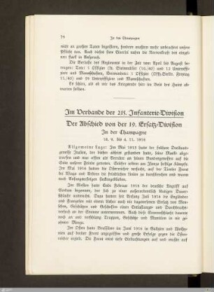 Im Verbande der 215. Infanterie-Division