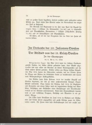 Im Verbande der 215. Infanterie-Division