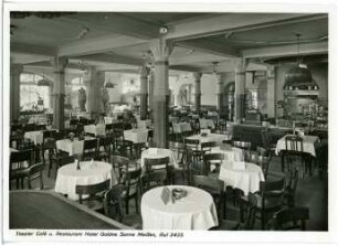 Meißen. Theatercafe und Restaurant Hotel Goldne Sonne